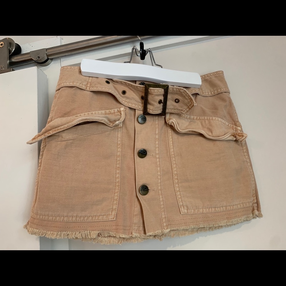 Free People Boho Mini Skirt